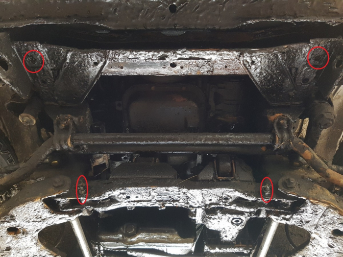 Scut motor Nissan Terrano II 1992-2007 - Oțel 3 mm [4]