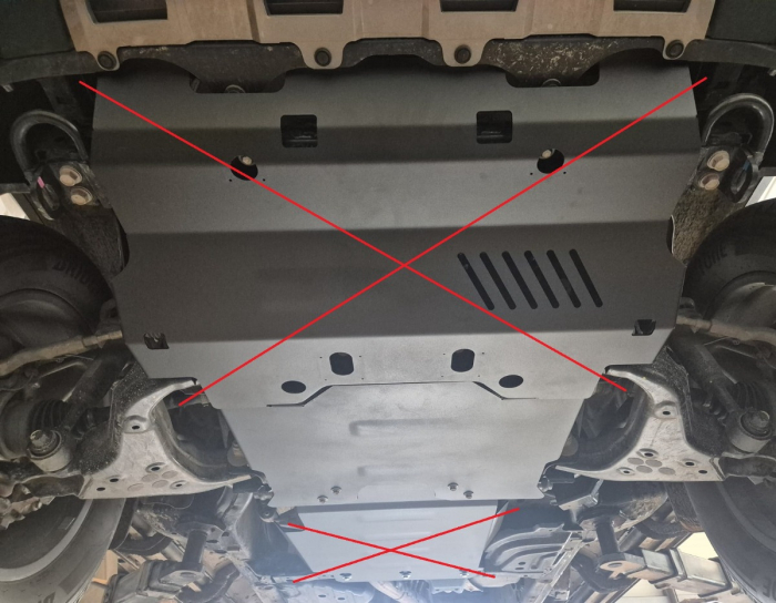 Scut motor și grup față Toyota Land Cruiser J250 2024-2026 - Oțel 3 mm [6]