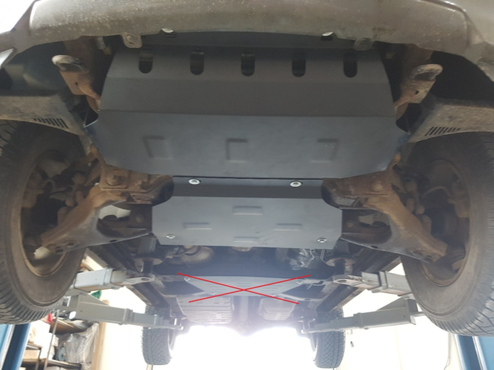 Scut motor și radiator Kia Sorento 2001-2006 - Oțel 2 mm [6]