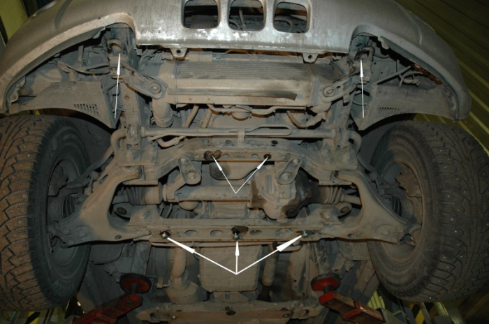 Scut motor și radiator Kia Sorento 2006-2010 - Oțel 2 mm [4]