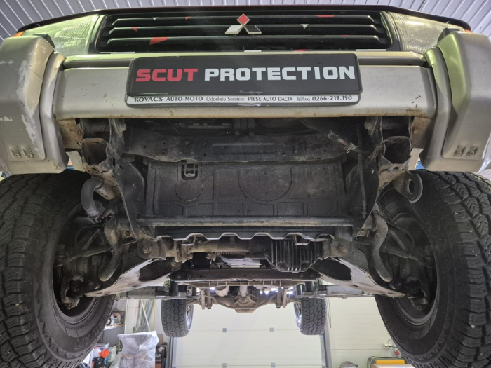 Scut motor și radiator Mitsubishi Pajero 3 (V60, V70) 1999-2007 - Oțel 2.5 mm [7]
