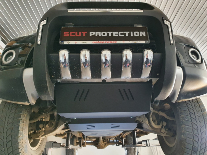 Scut motor și radiator Mitsubishi Pajero Sport 2 2007-2026 - Oțel 3 mm [6]