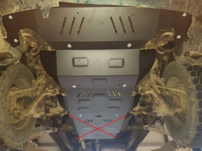 Scut motor și radiator Toyota Hilux 2004-2015 - Oțel 3 mm [6]