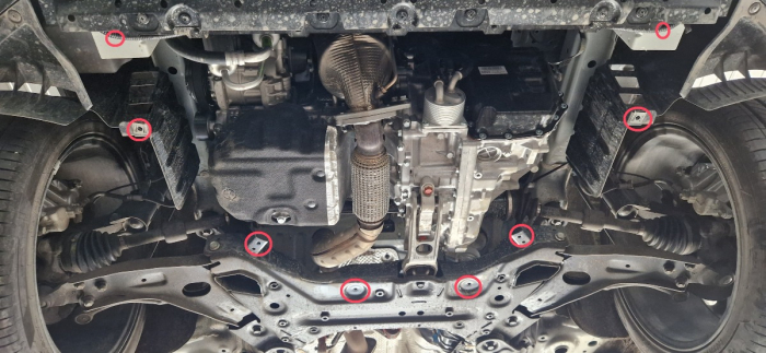 Scut motor SsangYong Torres 2022-2026 - Oțel 2 mm [4]
