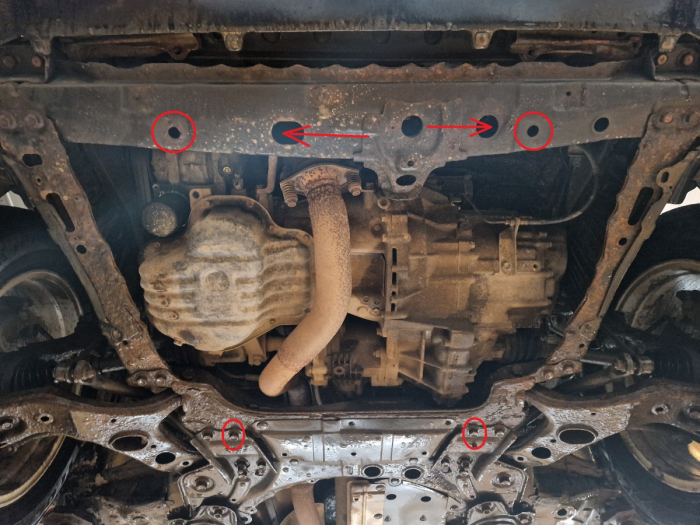 Scut motor Toyota RAV4 benzină 2006-2013 - Oțel 2.5 mm [4]