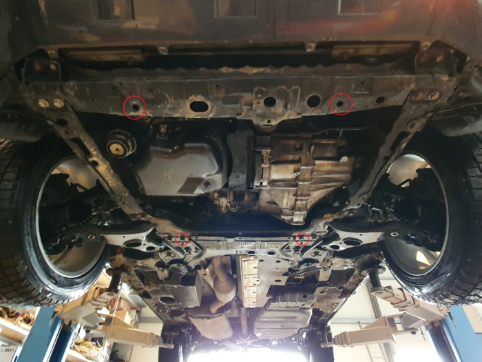 Scut motor Toyota RAV4 diesel 2006-2013 - Oțel 2 mm [4]