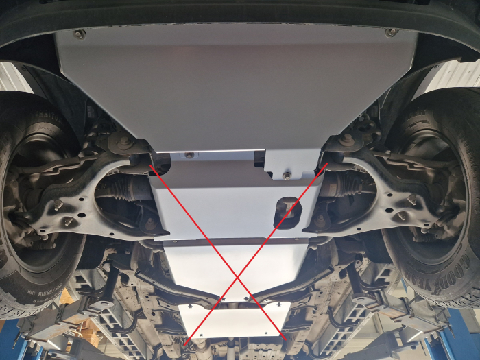 Scut radiator din aluminiu Ford Ranger 2023-2026 - Aluminiu 3 mm [6]