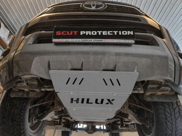 Scut radiator din aluminiu Toyota Hilux Revo 2016-2026 - Aluminiu 4 mm [7]