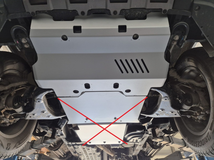 Scut radiator din aluminiu Toyota Land Cruiser J250 2024-2026 - Aluminiu 4 mm [7]