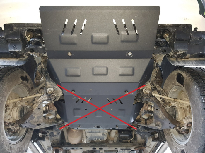 Scut radiator metalic Toyota Hilux Revo 2016-2026 - Oțel 3 mm [4]
