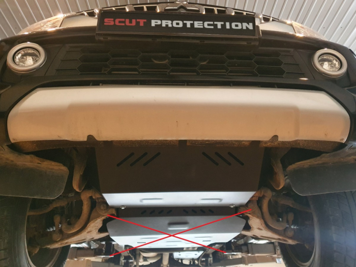 Scut radiator Mitsubishi L200 2015-2026 - Oțel 2.5 mm [9]