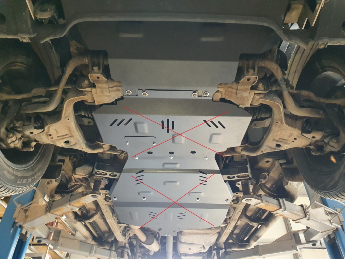 Scut radiator Nissan Navara NP300 dupa 2015 2015-2021 - Oțel 2 mm [6]