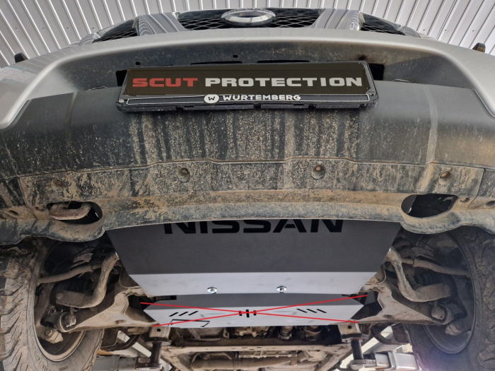 Scut radiator Nissan Navara 2005-2015 - Oțel 3 mm [10]