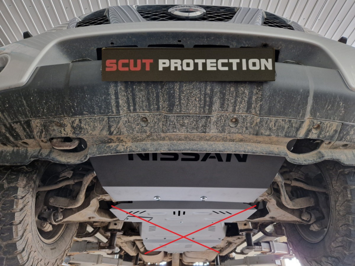 Scut radiator Nissan Navara 2005-2015 - Oțel 3 mm [11]