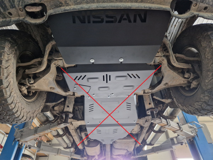 Scut radiator Nissan Navara 2005-2015 - Oțel 3 mm [8]