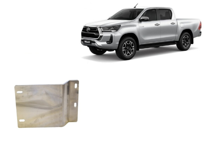 Scut senzor filtru de particule din aluminiu Toyota Hilux 2021-2026 - Aluminiu 4 mm [2]