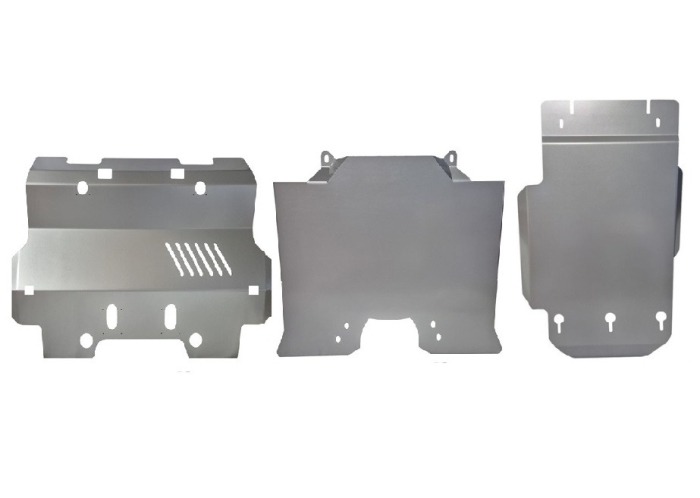 Set de scuturi din aluminiu Toyota Land Cruiser 2024-2026 - Aluminiu 4 mm [2]