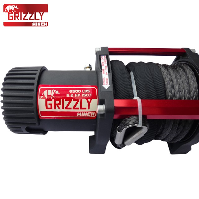 Troliu electric Grizzly 8500 lbs - 3855 kg - raport 150:1 - șufă sintetică [4]