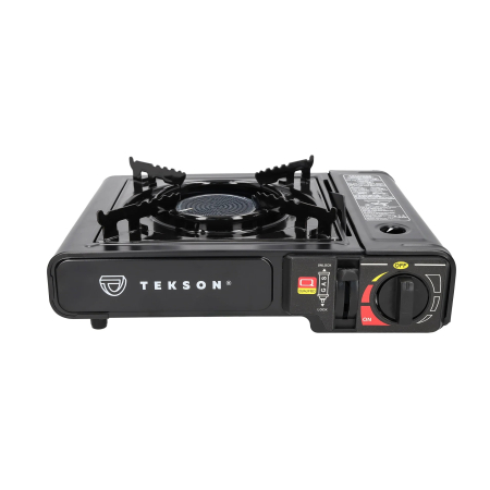 Accesorii Camping - Aragaz camping portabil TEKSON cu arzător ceramic și geantă transport – 2.5 kW