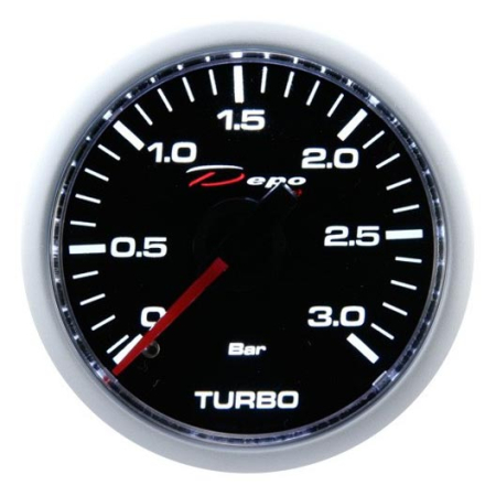 INTERIOR - Ceas indicator presiune turbo 3 bar 52 mm DEPO RACING