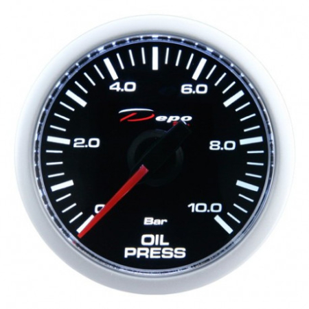 INTERIOR - Ceas indicator presiune ulei 52 mm DEPO RACING