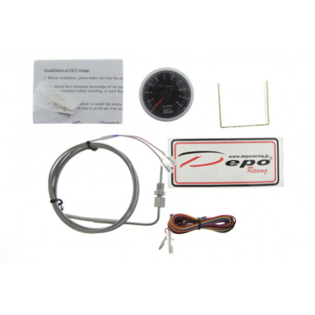 Ceas indicator temperatură gaze evacuare EGT 52 mm DEPO RACING [1]