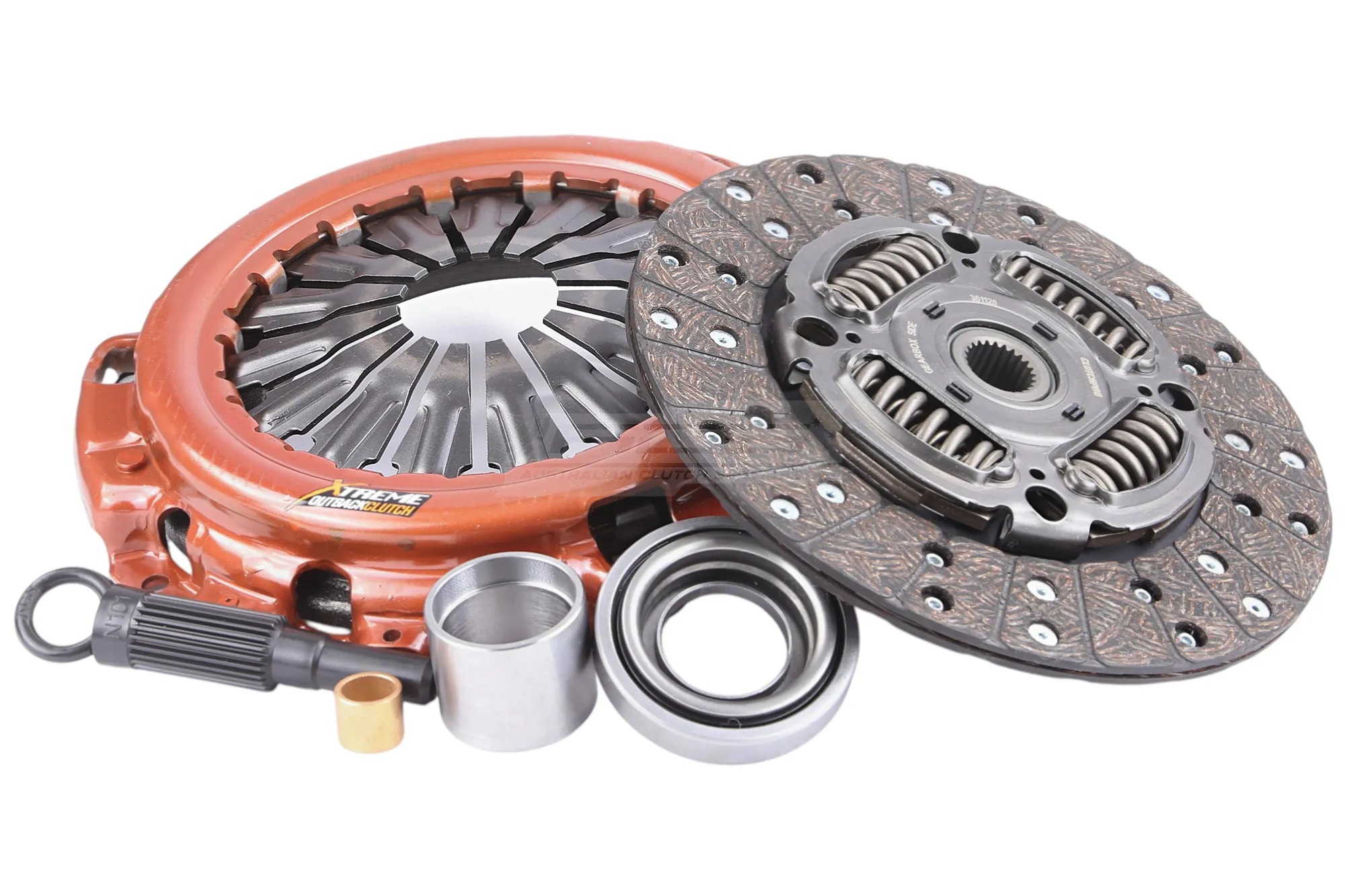 TRANSMISIE - Kit ambreiaj de schimb heavy-duty XTREME OUTBACK pentru conversie la volantă cu masă simplă Nissan Pathfinder R51 / Navara D40 2.5 dCi - 250 mm
