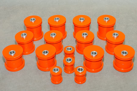 SUSPENSIE & DIRECȚIE - Kit bucșe poliuretan cu corecție caster Suzuki Jimny 1998-2018