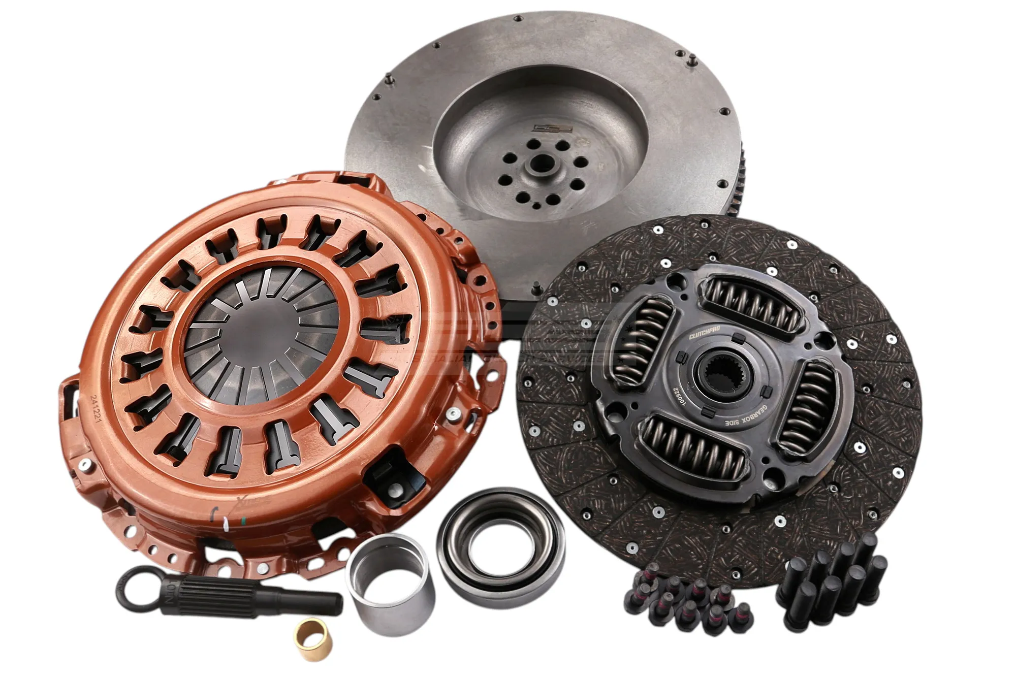 TRANSMISIE - Kit conversie la volantă cu masă simplă + ambreiaj heavy-duty XTREME OUTBACK Nissan Navara D22 2.5 Di (>2007); Nissan Pathfinder R51 / Navara D40 2.5 dCi - 275 mm