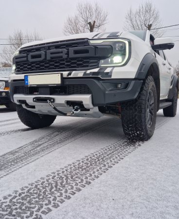 Plăci Montaj Troliu - Placă troliu dedicată Ford Ranger Raptor 2023+
