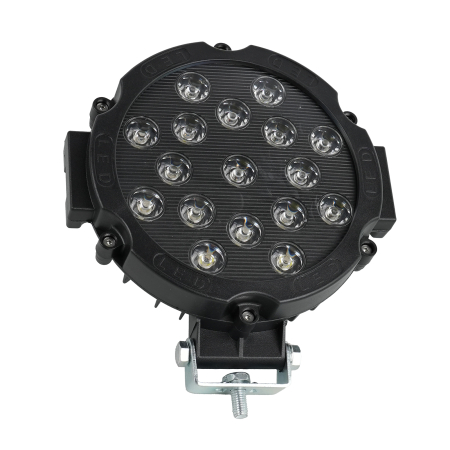 Proiectoare LED - Proiector LED rotund 45W - carcasa neagra - 12-24V