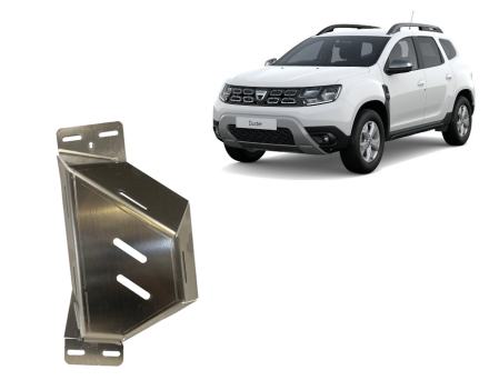 Scuturi Metalice - Scut clapetă Dacia Duster din Aluminiu 2021-2024 - Aluminiu 4 mm