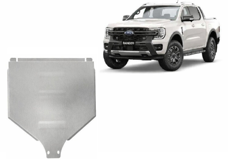 Scuturi Metalice - Scut cutie de viteză din aluminiu Ford Ranger 2023-2026 - Aluminiu 3 mm
