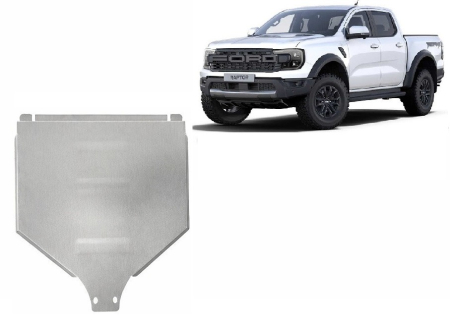 Scuturi Metalice - Scut cutie de viteză din aluminiu Ford Ranger Raptor 2023-2026 - Aluminiu 3 mm