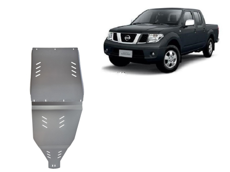 Scuturi Metalice - Scut cutie de viteză din aluminiu Nissan Navara 2005-2015 - Aluminiu 4 mm