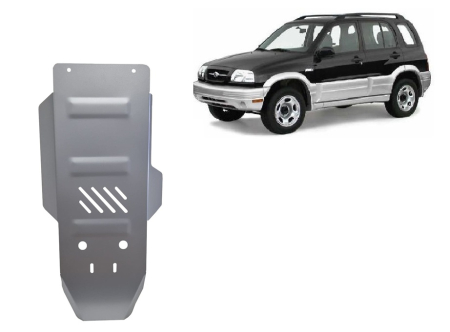 Scuturi Metalice - Scut cutie de viteză din aluminiu Suzuki Grand Vitara 1999-2005 - Aluminiu 3 mm