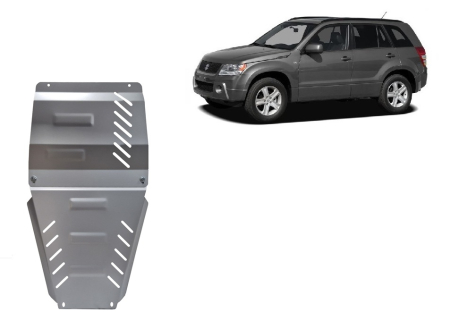 Scuturi Metalice - Scut cutie de viteză din aluminiu Suzuki Grand Vitara II 2005-2019 - Aluminiu 3 mm