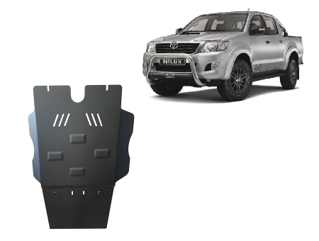 Scuturi Metalice - Scut cutie de viteză, filtru particule Toyota Hilux 2004-2015 - Oțel 3 mm