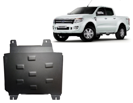 Scuturi Metalice - Scut cutie de viteză Ford Ranger 2020-2023 - Oțel 2 mm