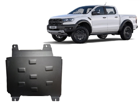 Scuturi Metalice - Scut cutie de viteză Ford Ranger Raptor 2020-2023 - Oțel 2 mm