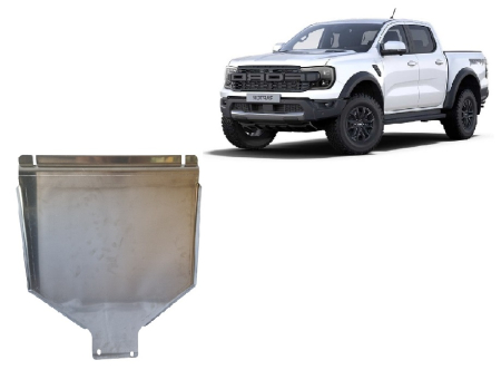 Scuturi Metalice - Scut cutie de viteză Ford Ranger Raptor - Aluminiu 2023-2026 - Aluminiu 4 mm