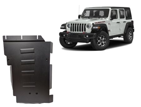 Scuturi Metalice - Scut cutie de viteză Jeep Wrangler JL 2017-2026 - Oțel 2 mm
