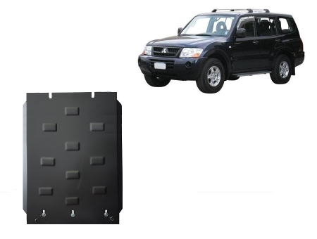 Scuturi Metalice - Scut cutie de viteză Mitsubishi Pajero 3 (V60, V70) 1999-2007 - Oțel 3 mm