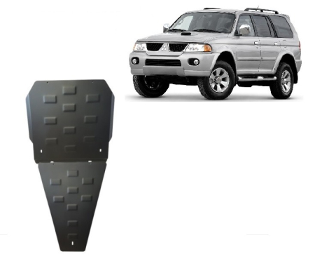 Scuturi Metalice - Scut cutie de viteză și diferențial Mitsubishi Pajero Sport 1 1998-2007 - Oțel 3 mm