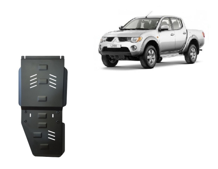 Scuturi Metalice - Scut cutie de viteză și reductor Mitsubishi L200 2005-2015 - Oțel 3 mm