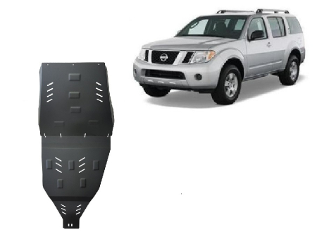 Scuturi Metalice - Scut cutie de viteză și reductor Nissan Pathfinder 2005-2015 - Oțel 3 mm