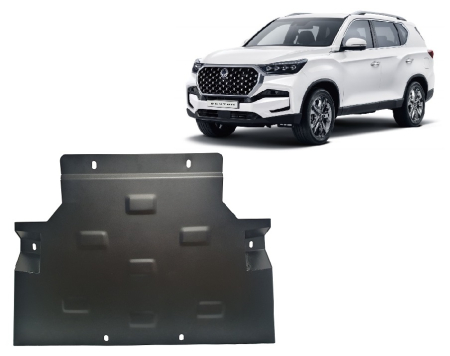 Scuturi Metalice - Scut cutie de viteză SsangYong Rexton 2017-2026 - Oțel 2 mm