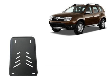 Scuturi Metalice - Scut diferențial Dacia Duster 2010-2013 - Oțel 2 mm