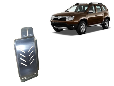 Scuturi Metalice - Scut diferențial din aluminiu Dacia Duster, motorizare 4x4 2014-2017 - Aluminiu 4 mm