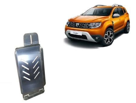 Scuturi Metalice - Scut diferențial din aluminiu Dacia Duster, motorizare 4x4 2018-2024 - Aluminiu 4 mm